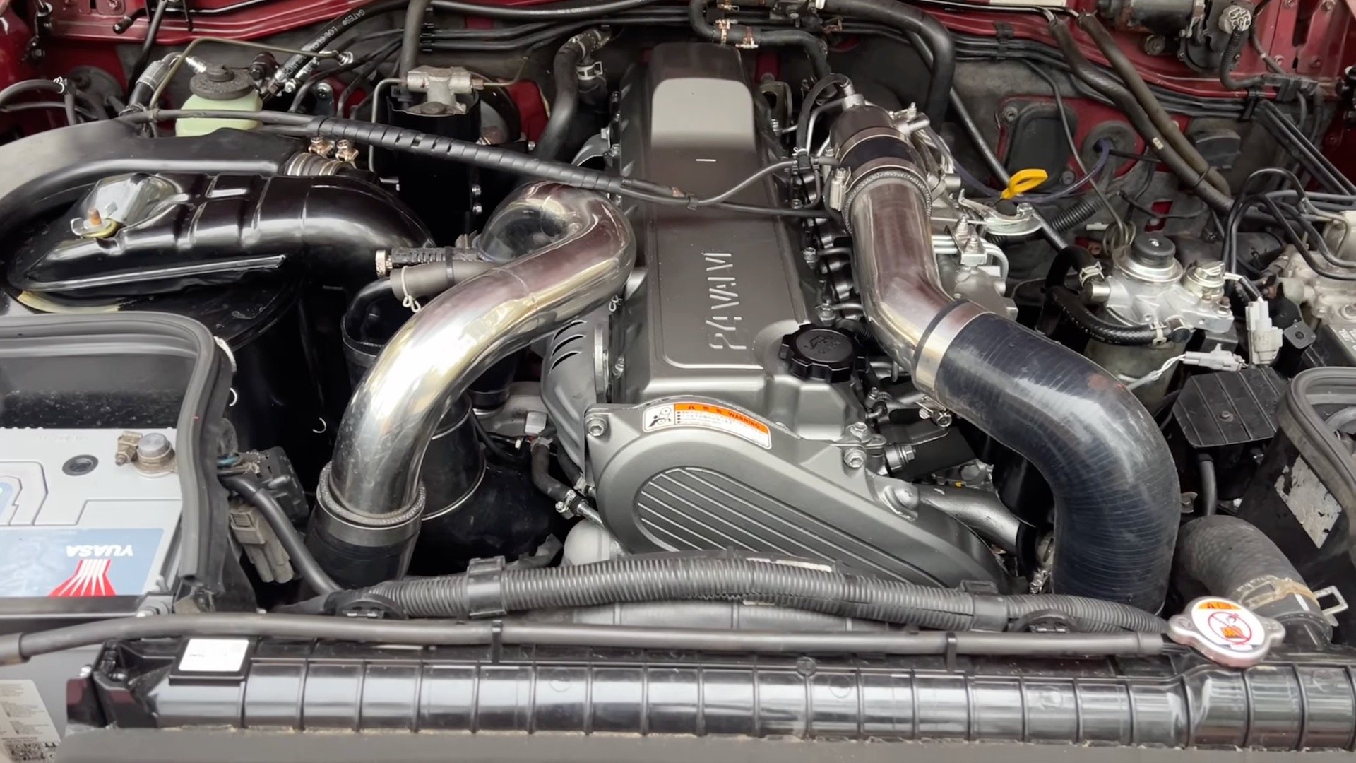 Yanmar marine engine in 80-Series Toyota Land Cruiser