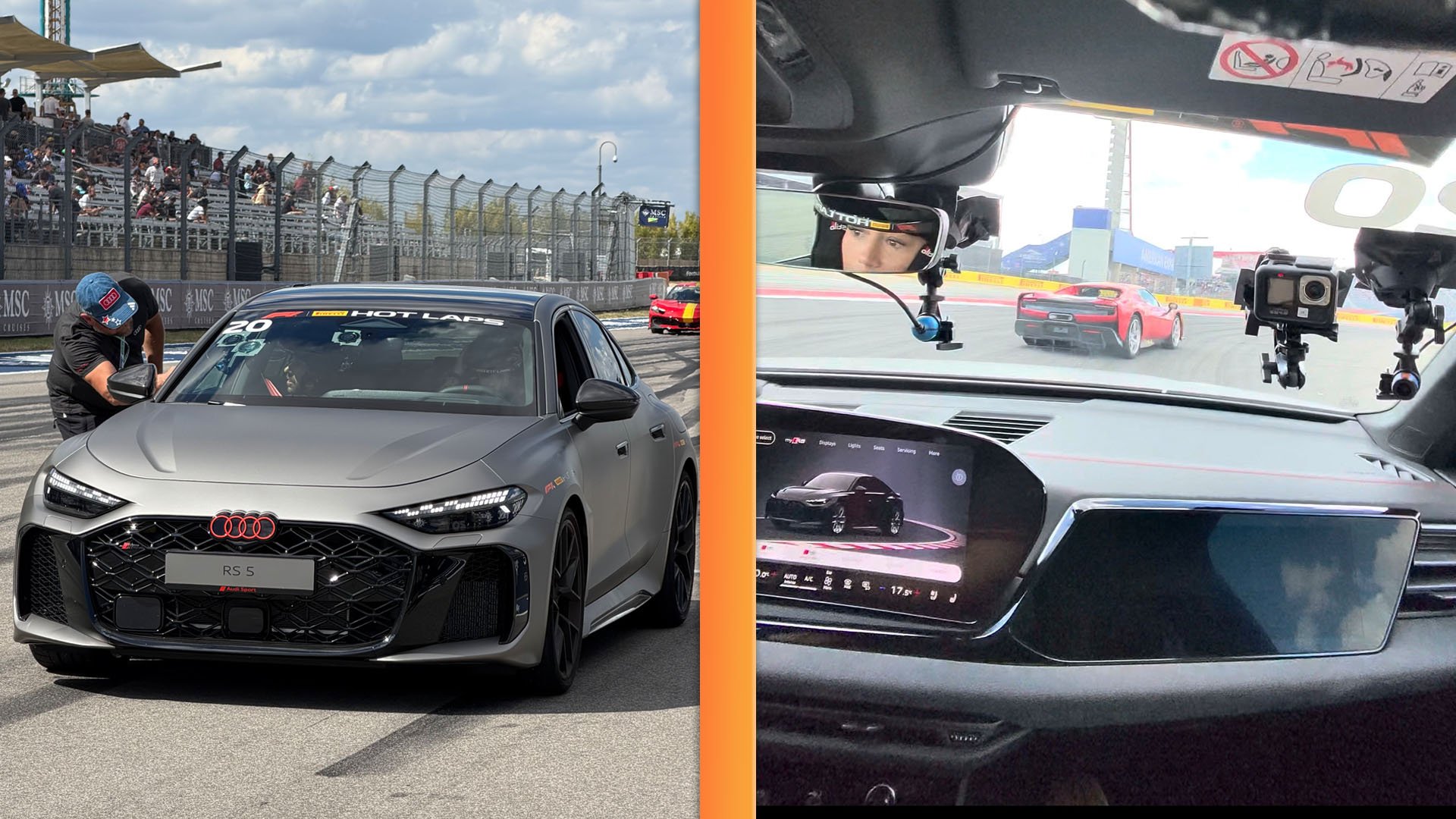 The Sleek New Audi RS5 Feels Right at Home Lapping COTA