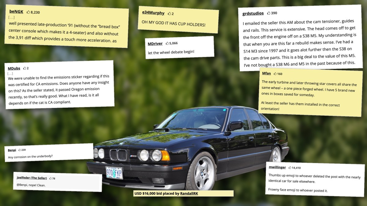 Bring a Trailer Commenters Know Your Car Better Than You Do