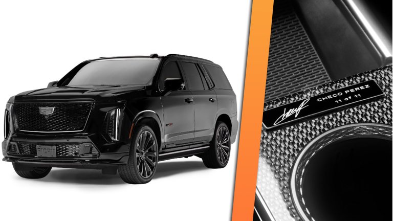 Cadillac F1 Driver Checo Perez Gets a Limited Edition Escalade V Named After Him