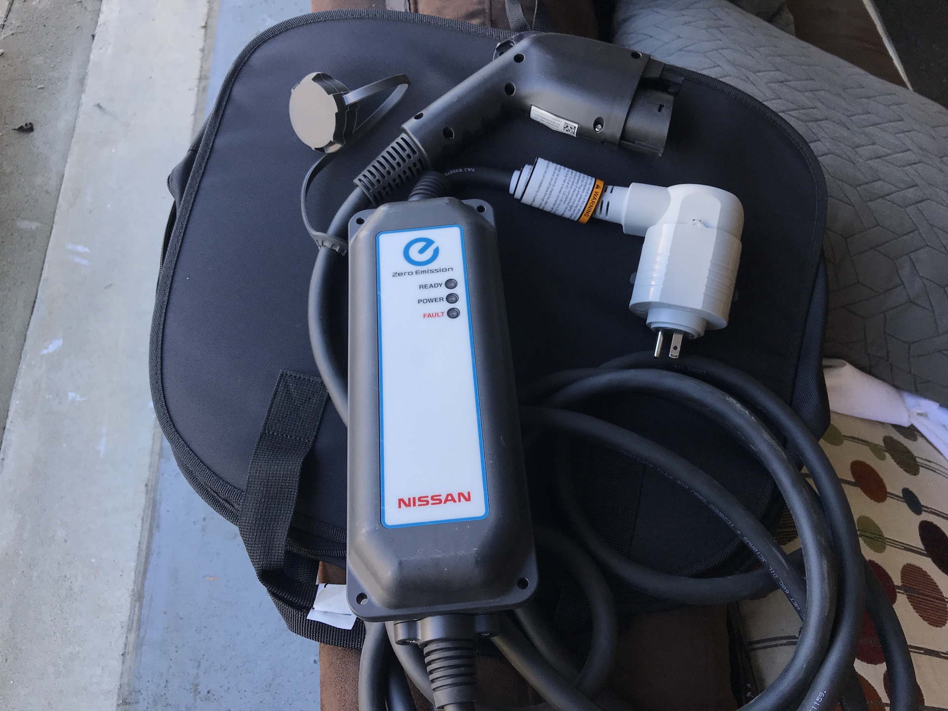 Nissan Leaf OEM Zero Emission Charging Cable 120 / 240