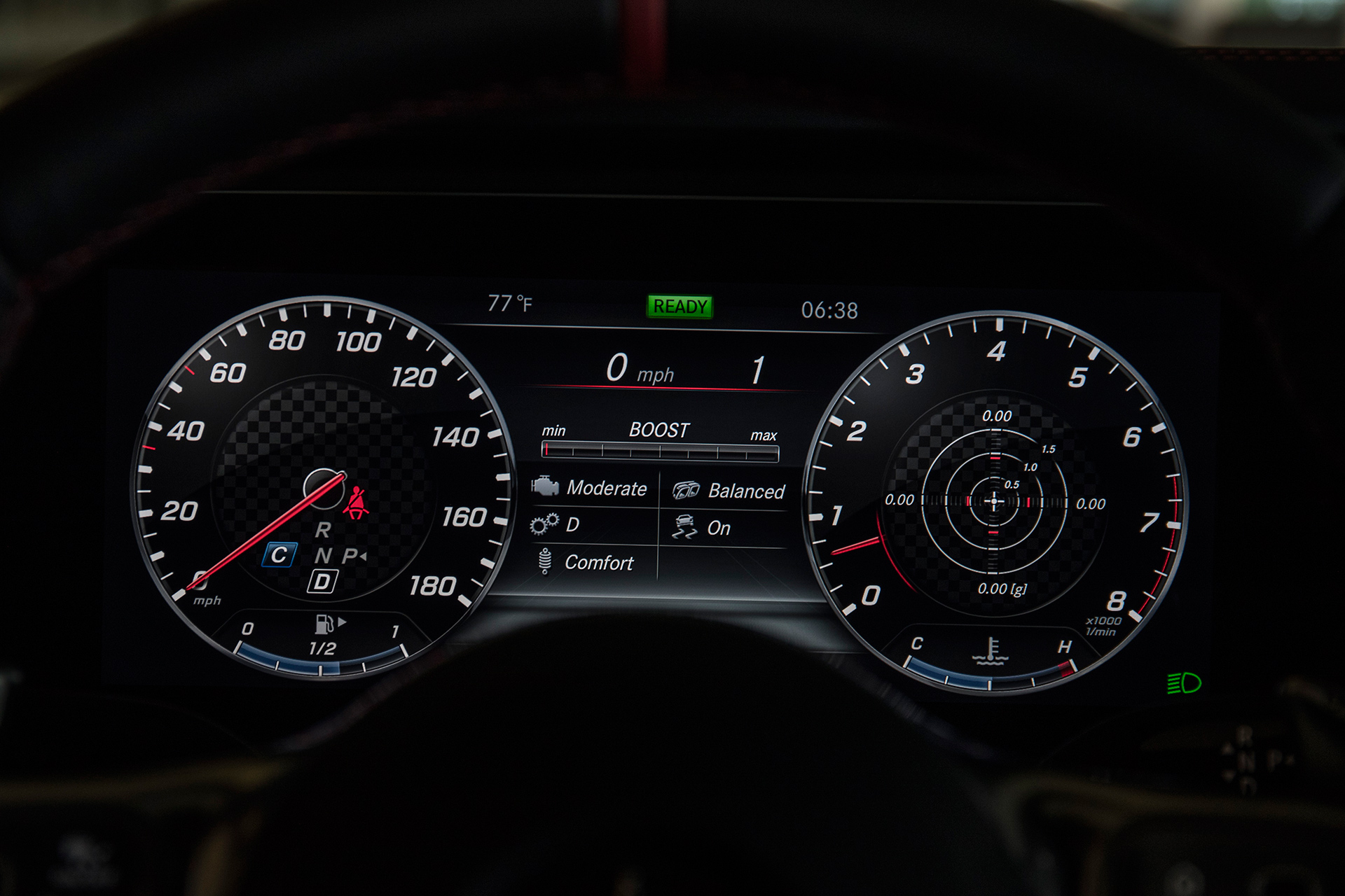 2019 mercedes-amg e53 coupe review gauges