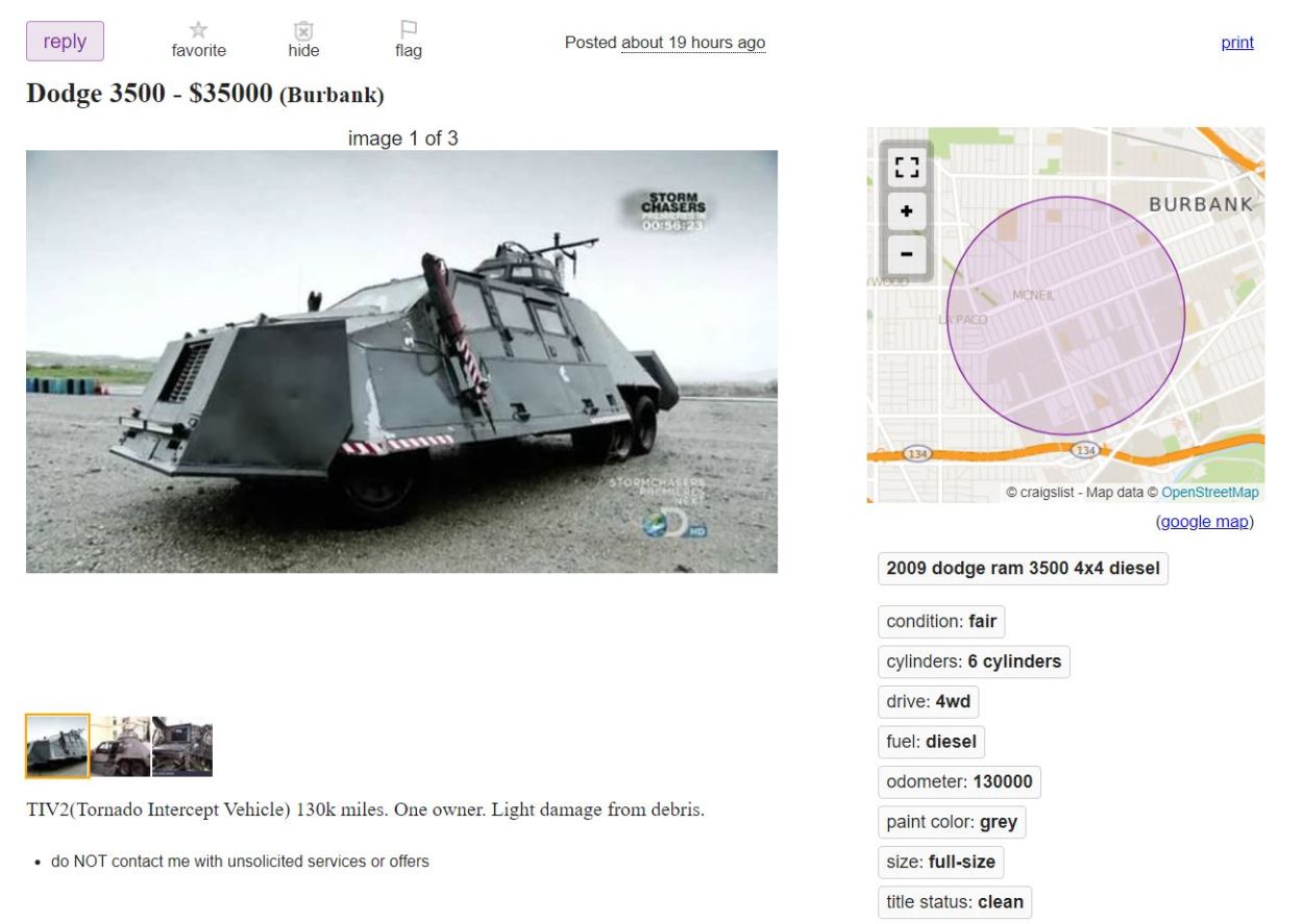 Craigslist Find Ram 3500 Based Tornado Intercept Camera Truck From craigslist-find-ram-3500-based-tornado-intercept-camera-truck-from