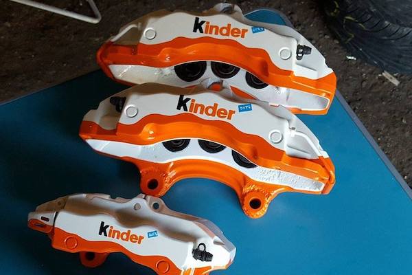 Kinder Chocolate Brake Calipers
