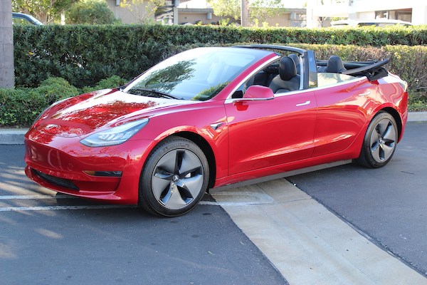 Custom Tesla Model 3 Convertible
