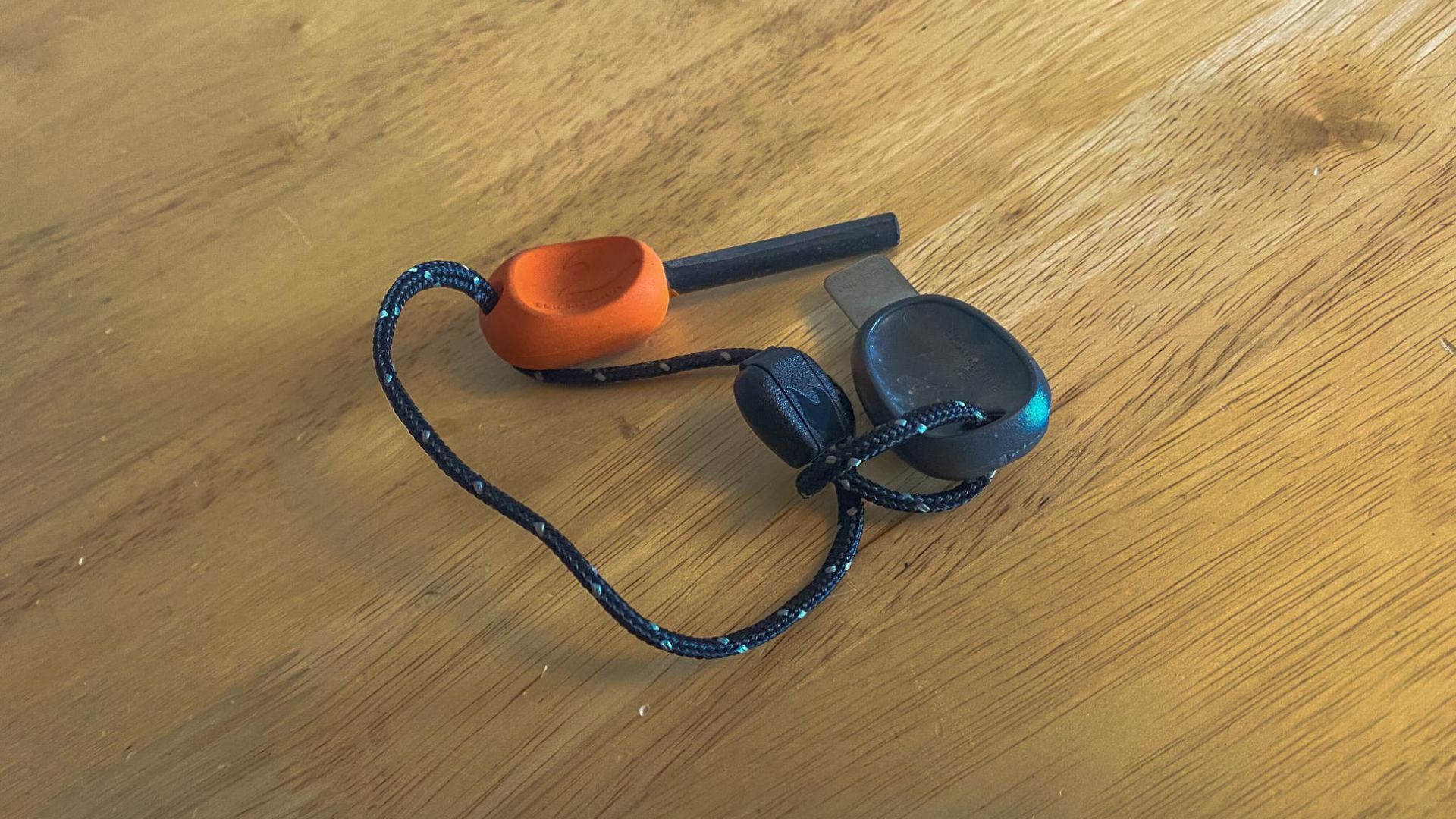 With a waterproof fire-starter, you'll never never be without fire.