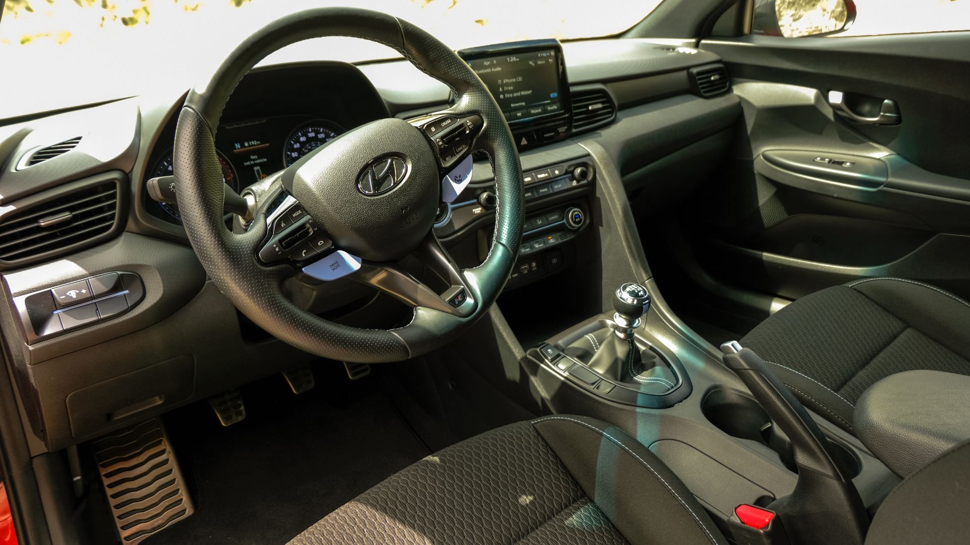 2020 Hyundai Veloster N interior.