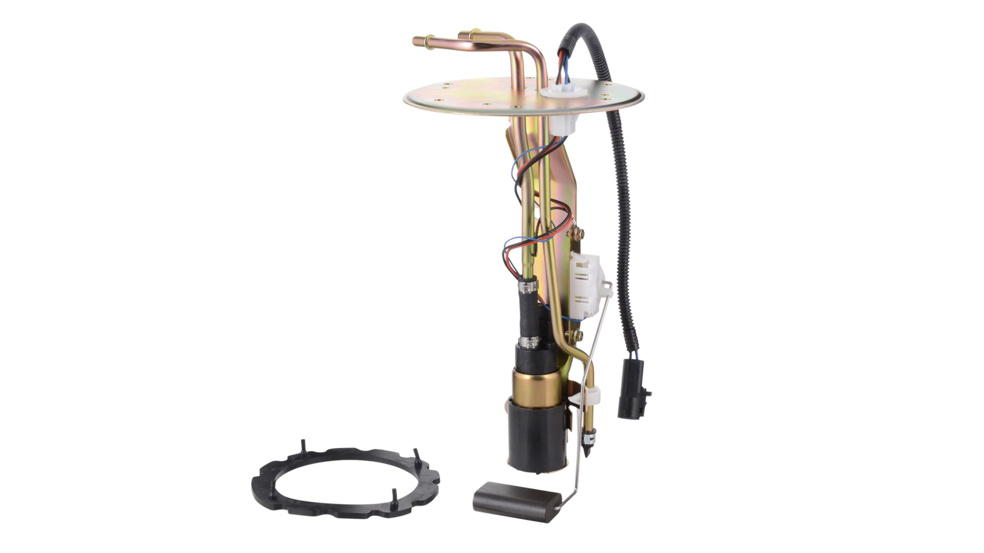 An in-tank fuel pump has an inlet valve and an outlet valve.