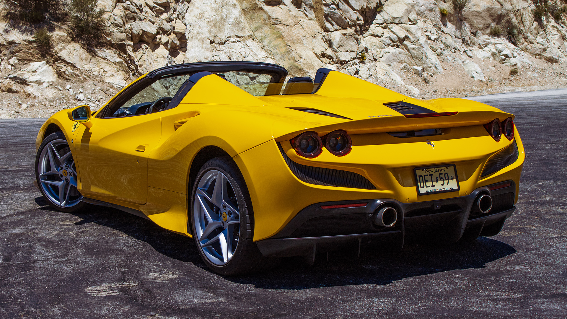 Ferrari F8 Spider rear 3/4