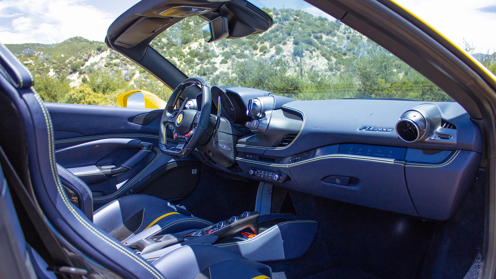 Ferrari F8 Spider interior 4