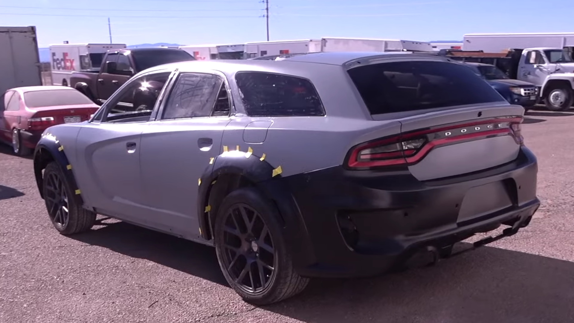 This Beautiful Freak Hellcat Is a Dodge Charger with a Magnum Hatch and