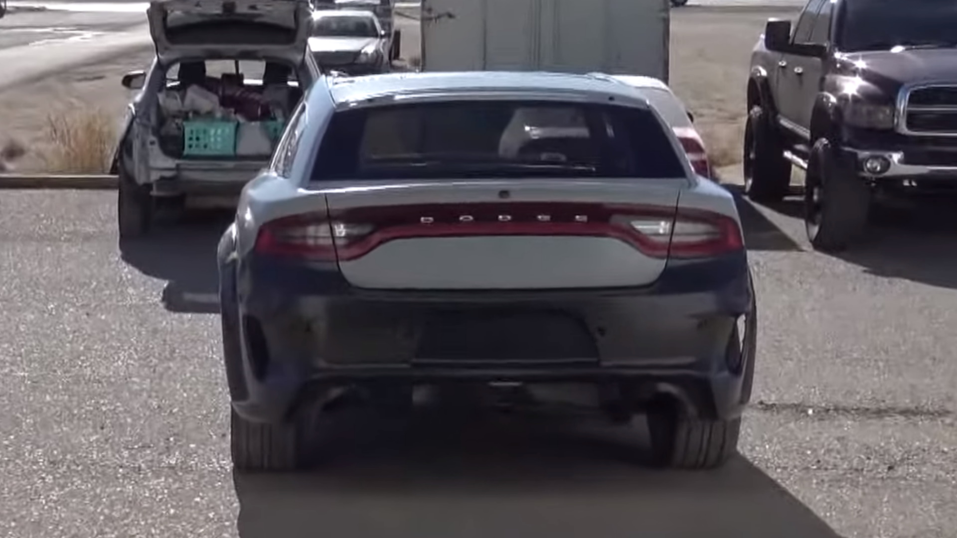 This Beautiful Freak Hellcat Is a Dodge Charger with a Magnum Hatch and