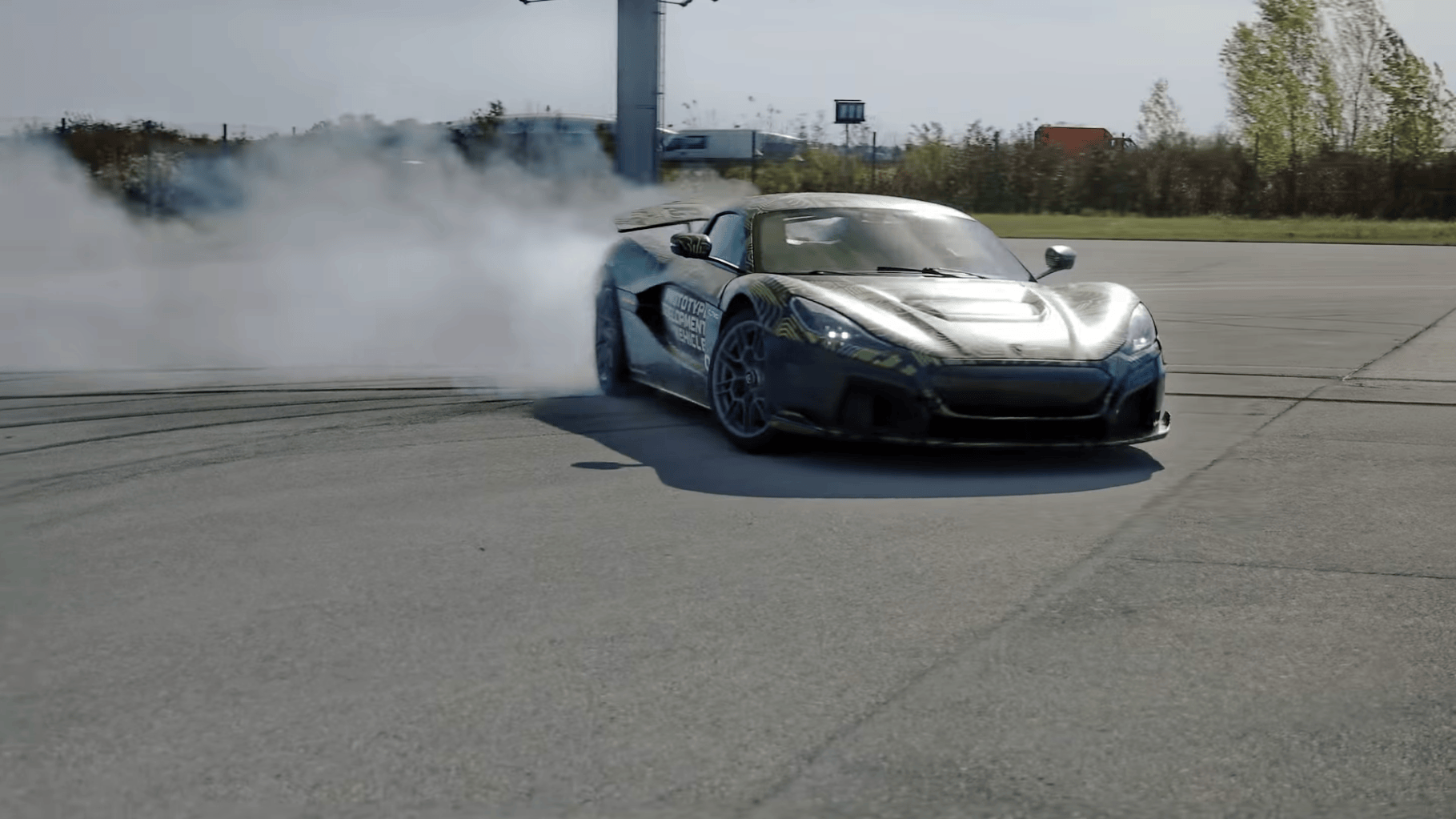 Pink Rimac Car It Takes a Ton of Hidden Work to Track Test Rimac's 1,914-HP C_Two ...
