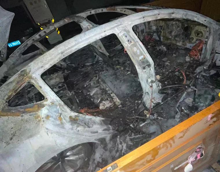 Tesla Model 3 'Explodes' in Shanghai Parking Garage After Driver ...