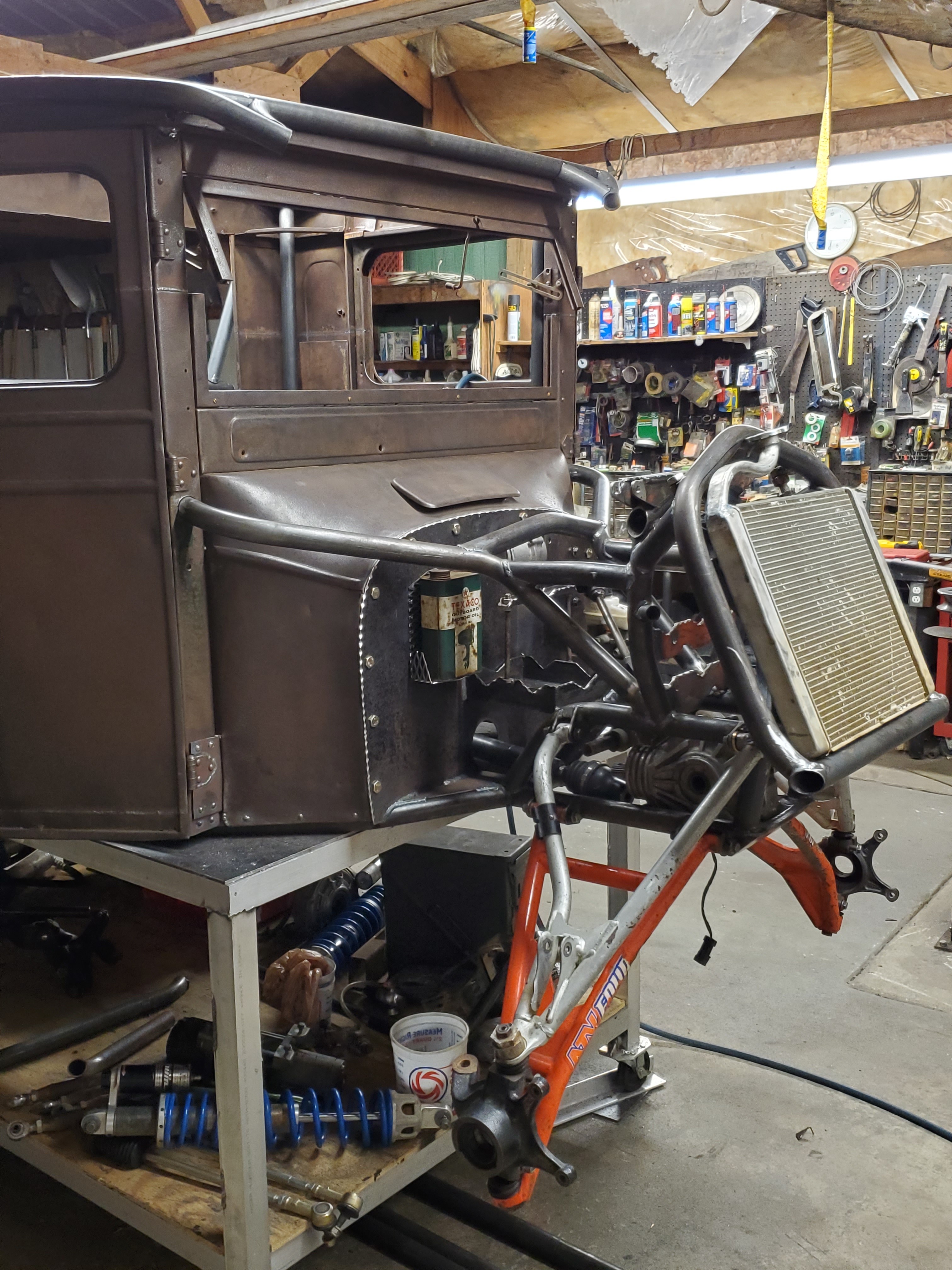 Ford Model T Mashed Up with a Polaris RZR Is a Homemade Off-Road ...