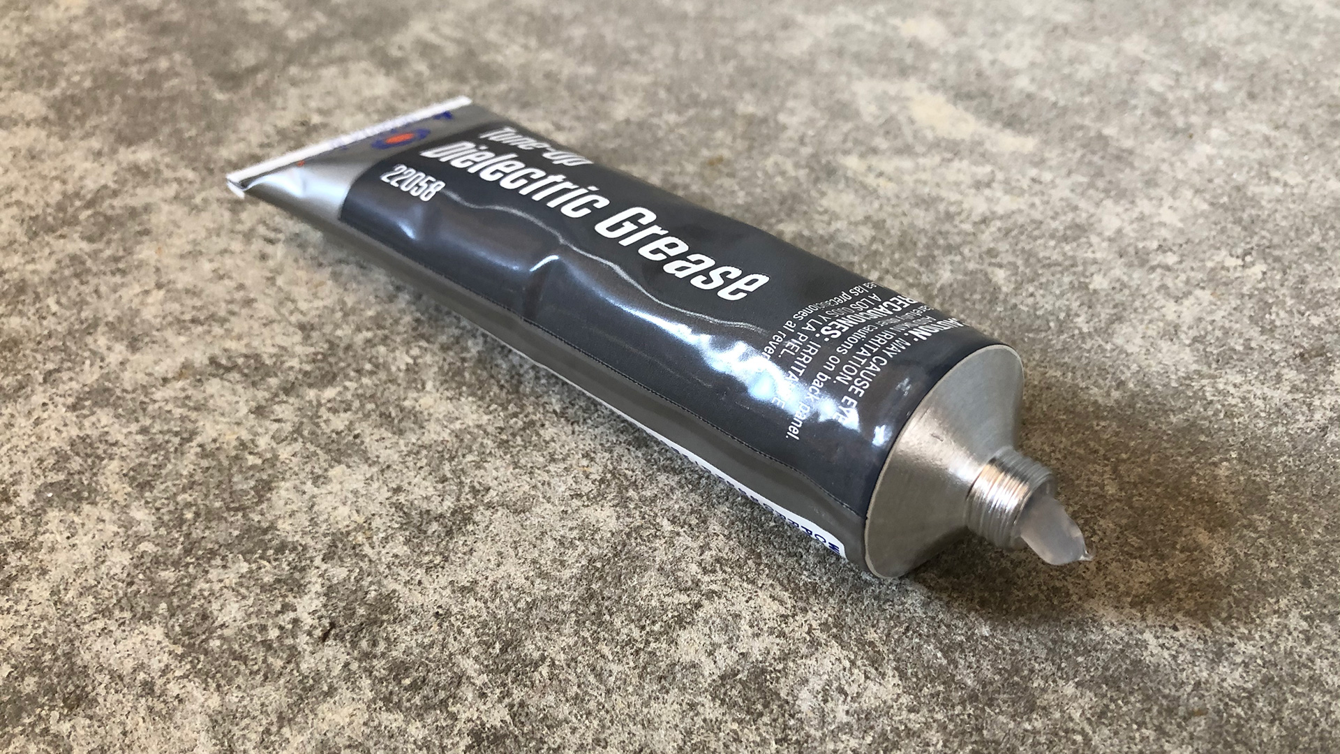 A tube of dielectric grease.