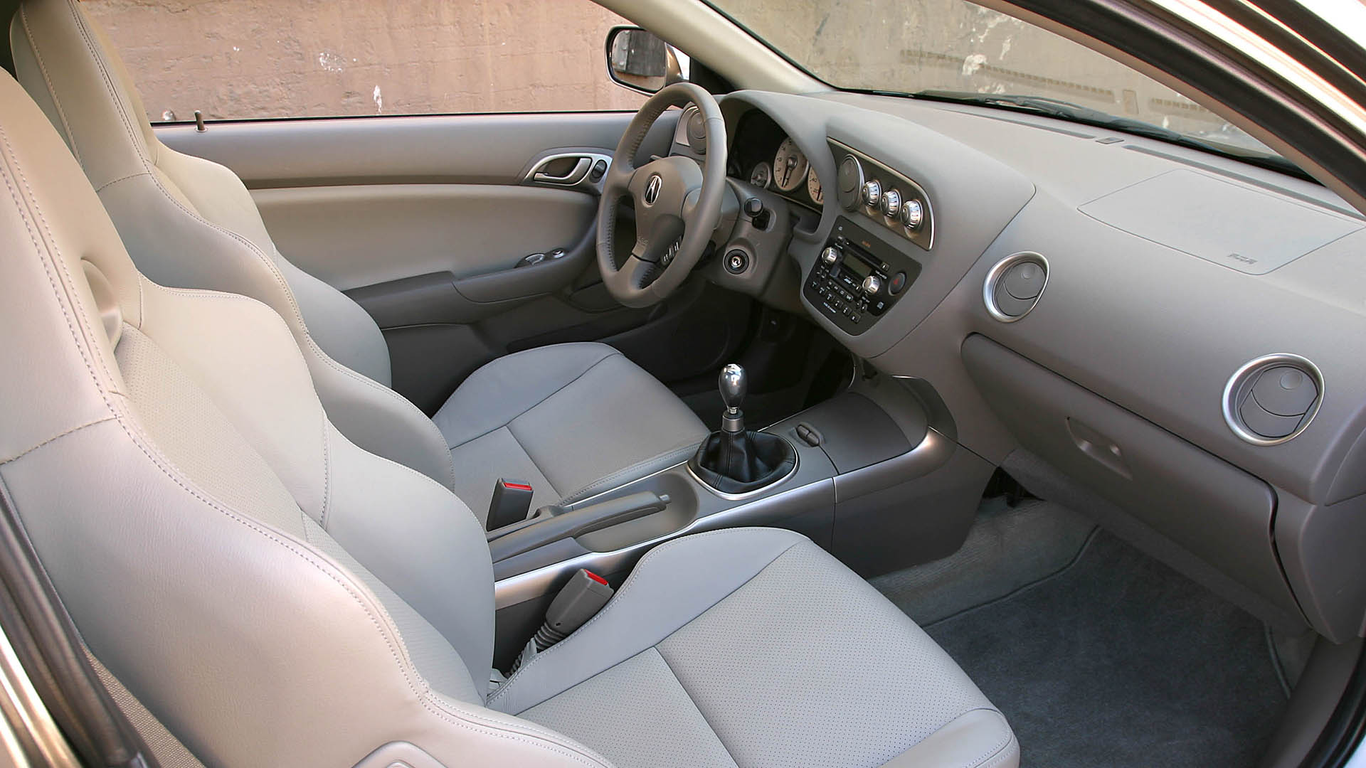 The interior of the 2002 Acura RSX Type S Performance Package.