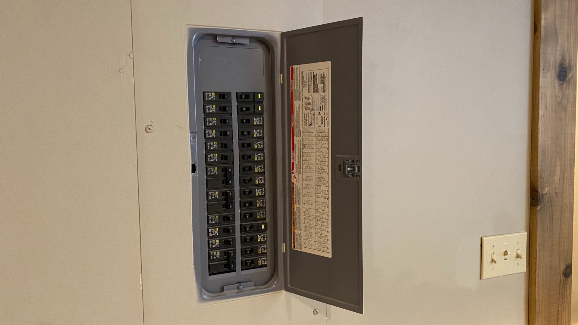 My home's breaker box.