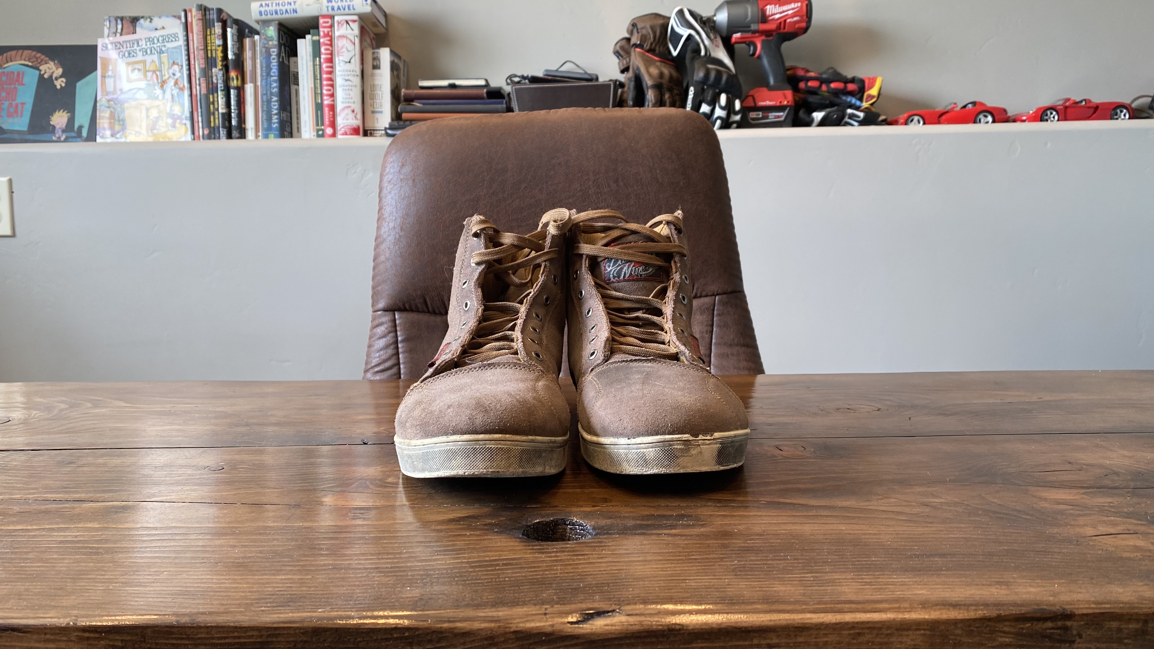 Speed & Strength motorcycle shoe. 