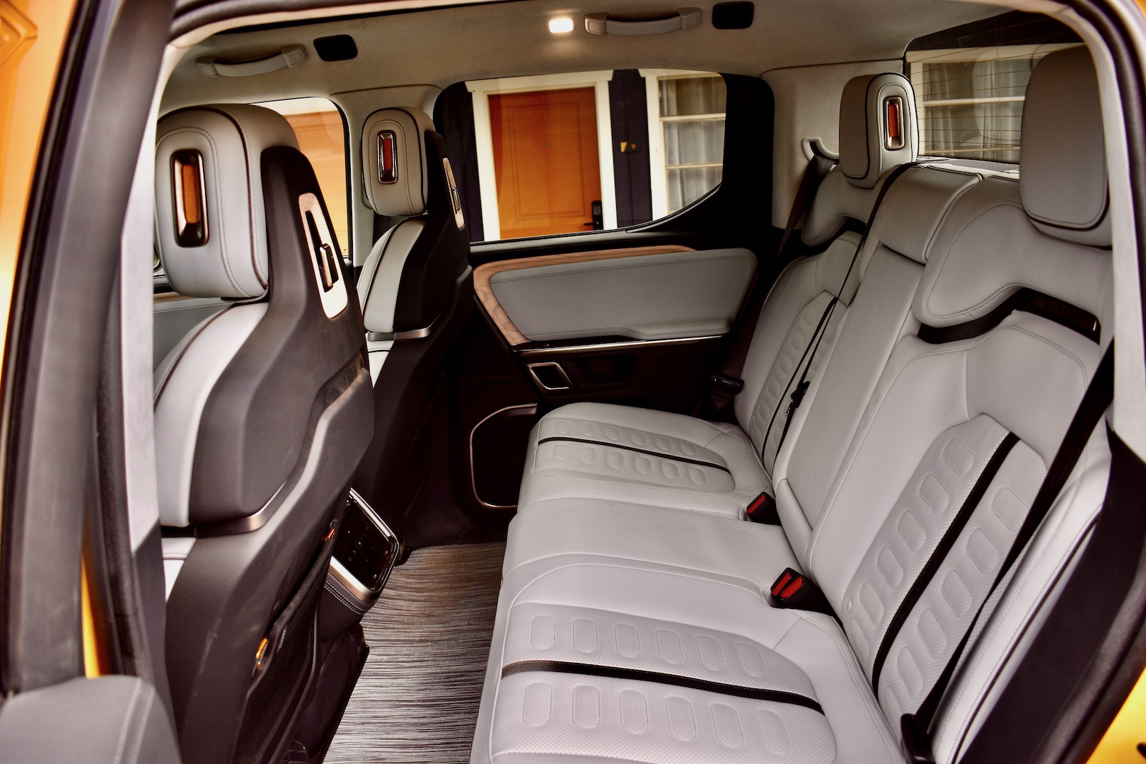 2022 Rivian R1T Launch Edition interior back row