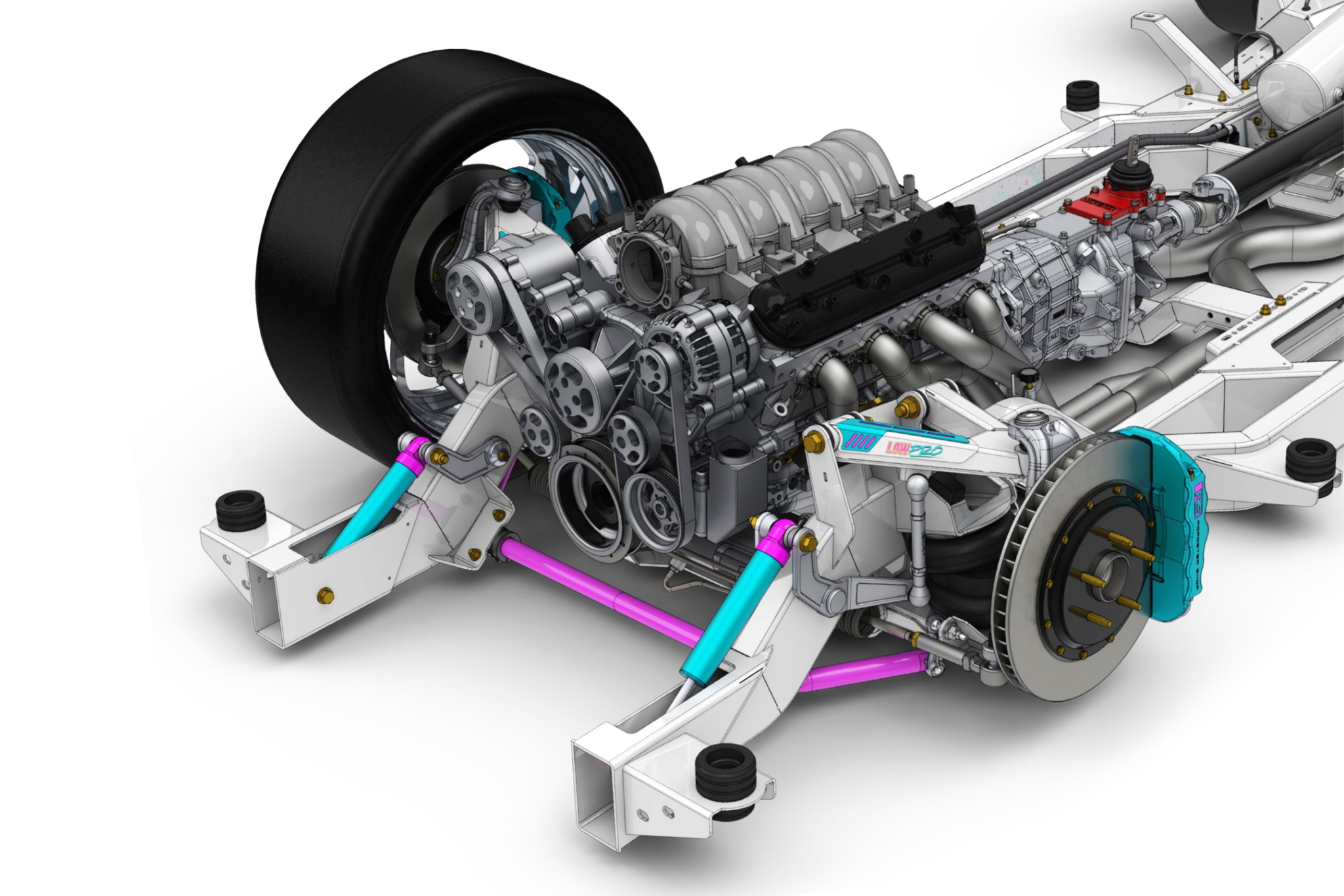 This Custom Chevy Truck Chassis Is Sold Ready to be Slammed