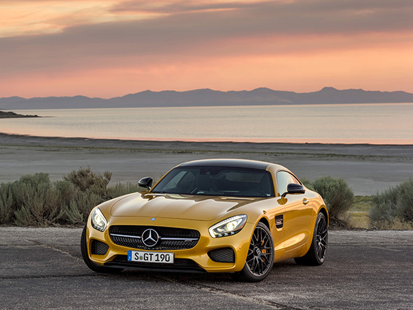 Mercedes GT S Sunset