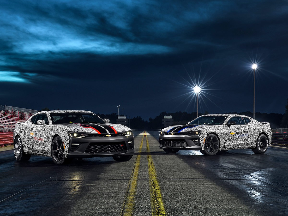 Chevy Whips Up a Pair of Badass Drag Racing Camaros