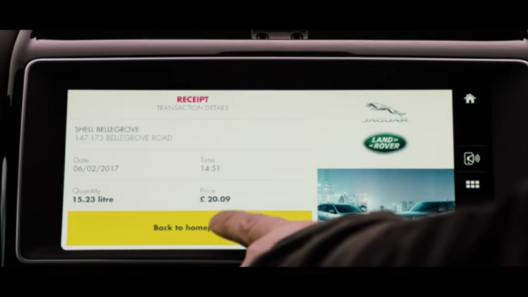 Shell App Lets Jaguar Drivers Pay for Gas Using the Infotainment Screen