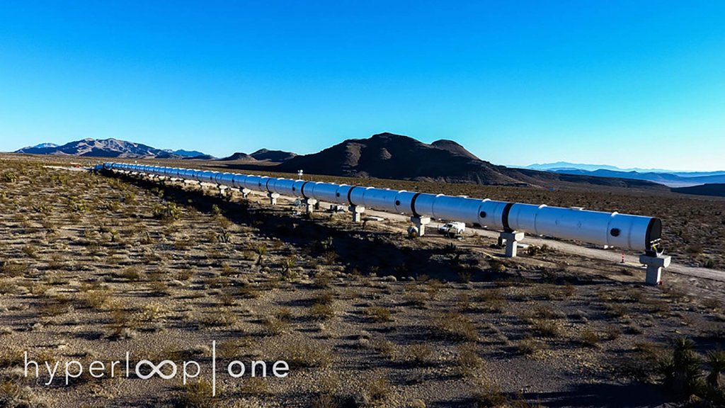Hyperloop Drive HyperLoop One Releases Images of Their Full-Scale Test Track