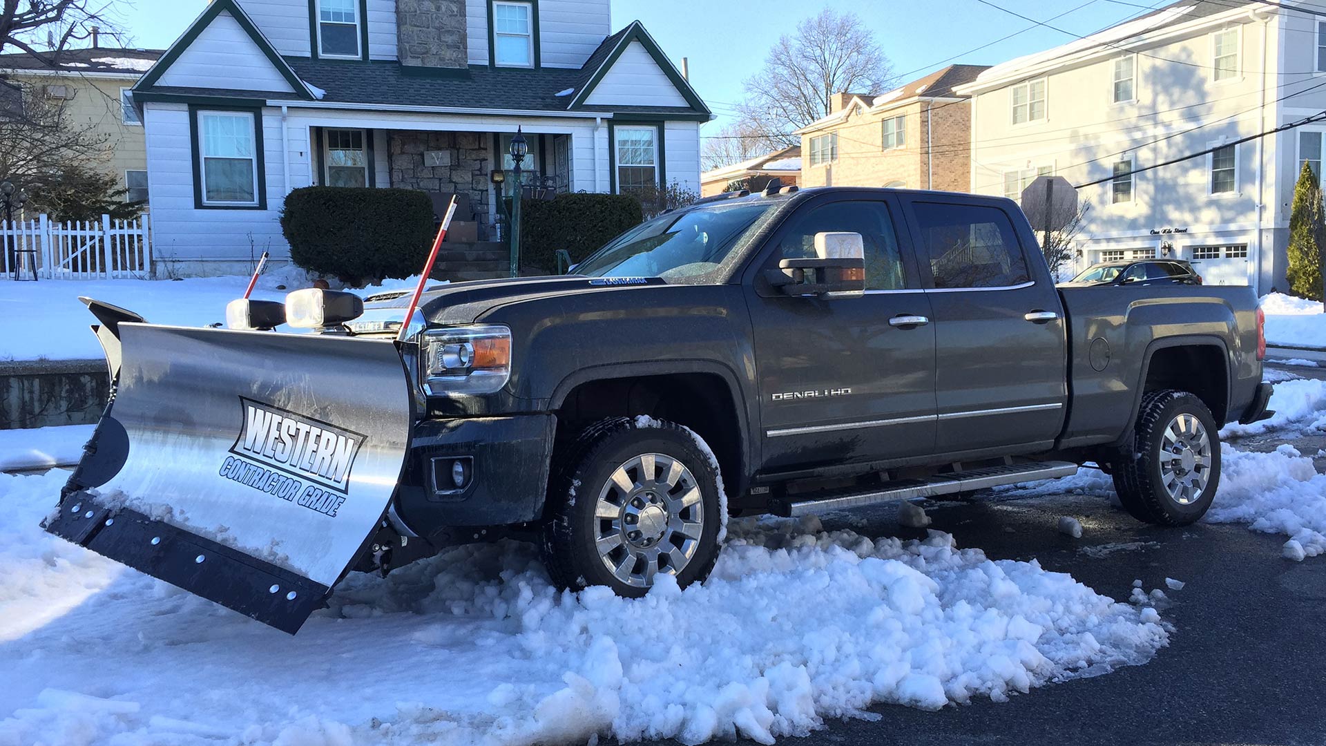 GMC's Sierra 2500HD Denali is the Ultimate Luxury Snowplow Rig
