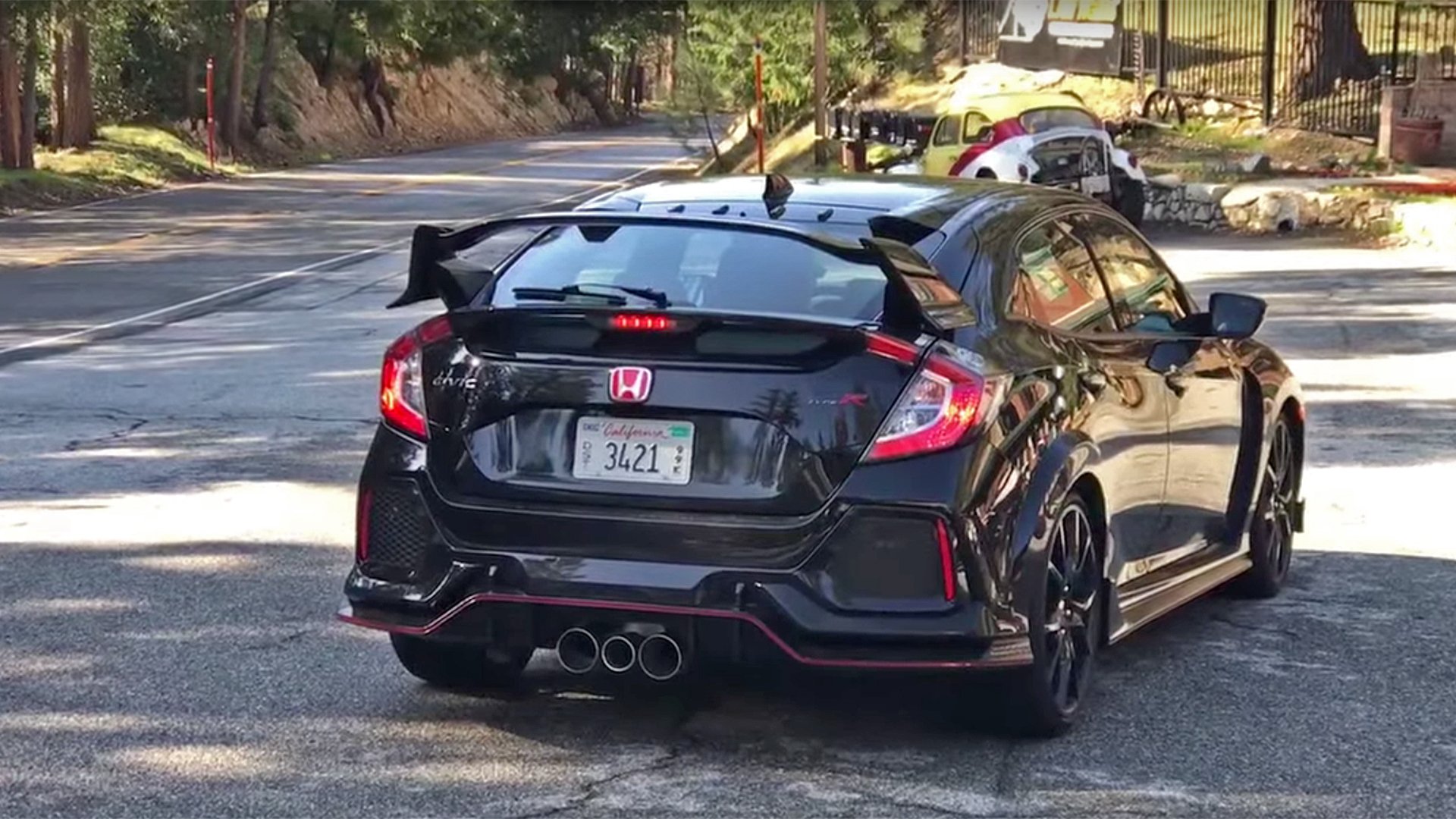 New 2017 Honda Civic Type R Spotted in California in Production Spec