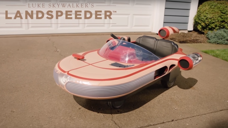Radio Flyer Making Kid-Sized, Driveable Version of Star Wars Landspeeder