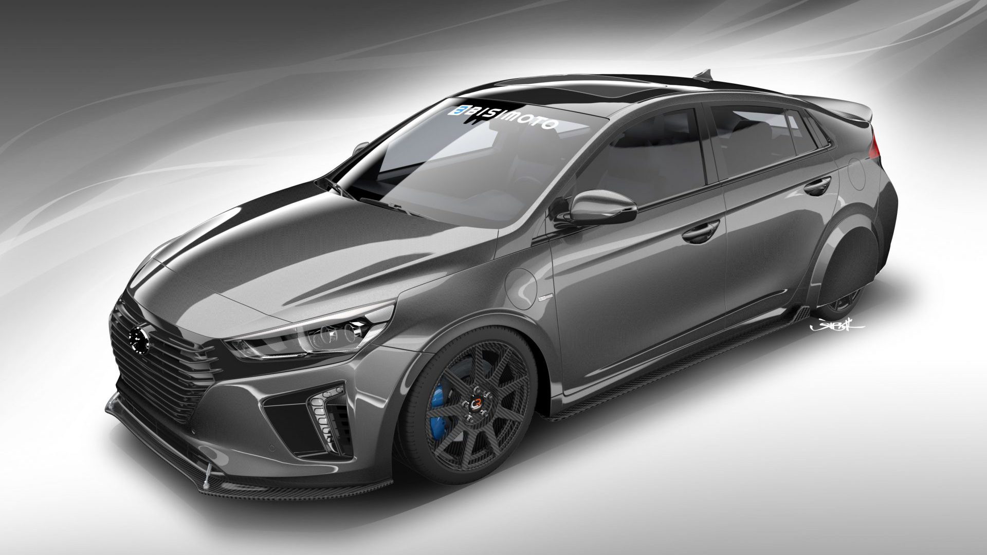 Hyundai's 80-MPG, Bisimoto-Tuned HyperEconiq Ioniq is Coming to SEMA