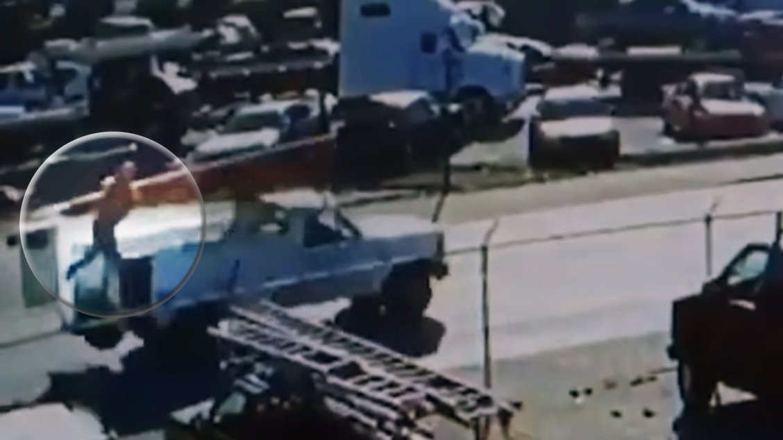 Man Steals Utility Truck, Leads Police on Chase with Helpless Worker ...
