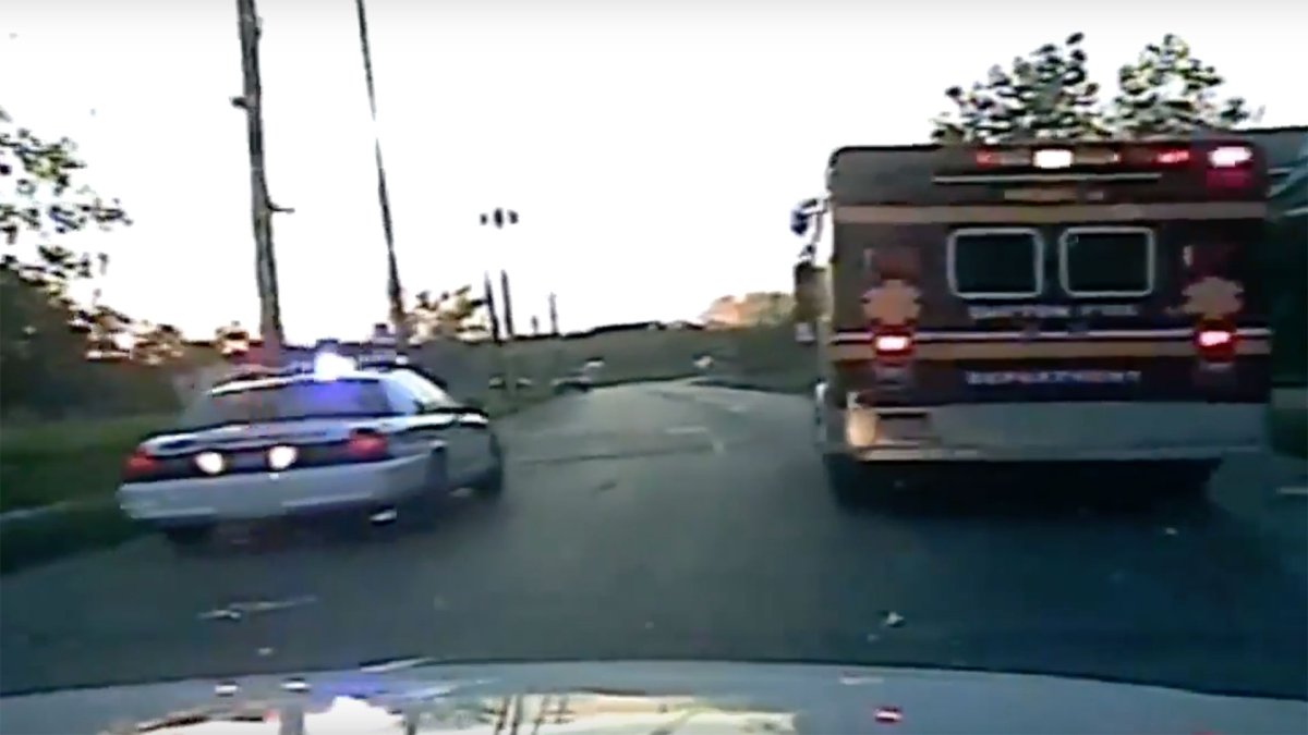 Police Dash Cam Video Shows a Dayton Man Steal an Ambulance With ...