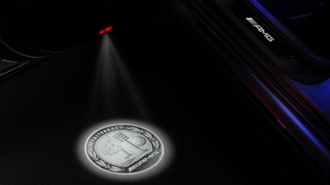 New Mercedes-Benz Upgrade Projects the AMG Logo from Your Car