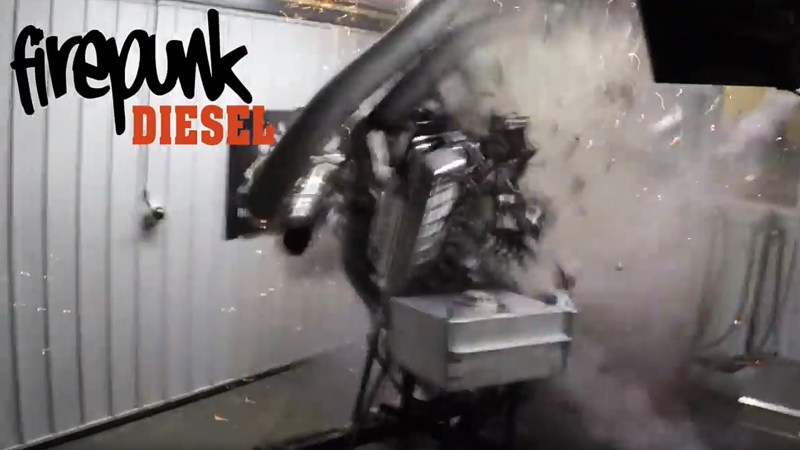 Watch This Cummins Diesel Engine Launch Itself Out of the Engine Bay at ...