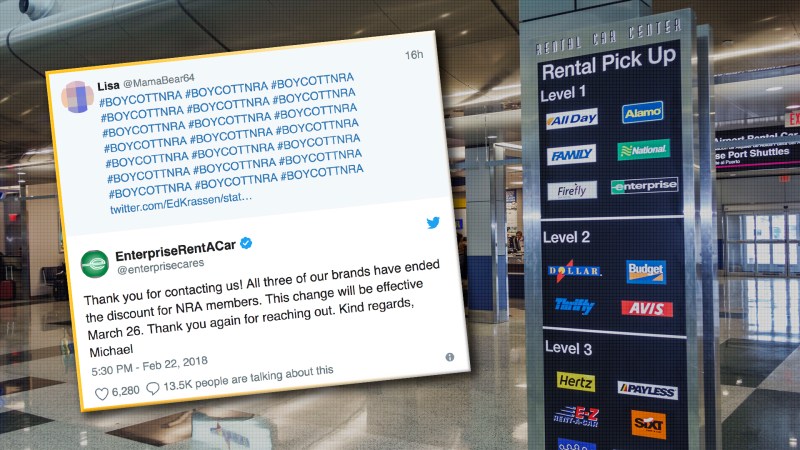 Gun Control Debate Pushes Rental Car Companies to End NRA Member Benefit Programs