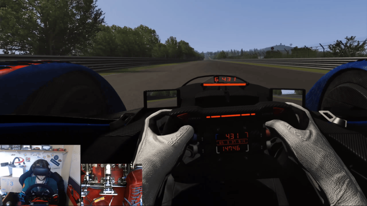 In Tap Racing Sim Watch a Sim Racer Lap the 'Ring in 4:00.8 in Virtual Reality