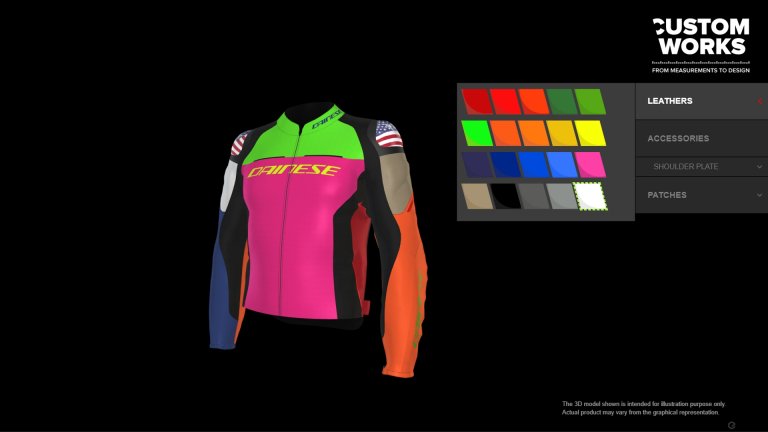 Personalize Your Riding Gear With Dainese Custom Works 3-D Configurator