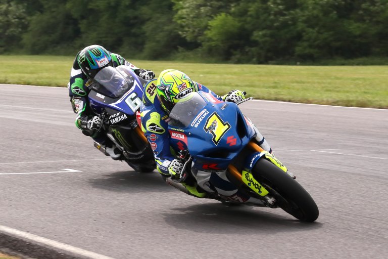 Elias Wins MotoAmerica Superbike Competition Over Beaubier By a Hair