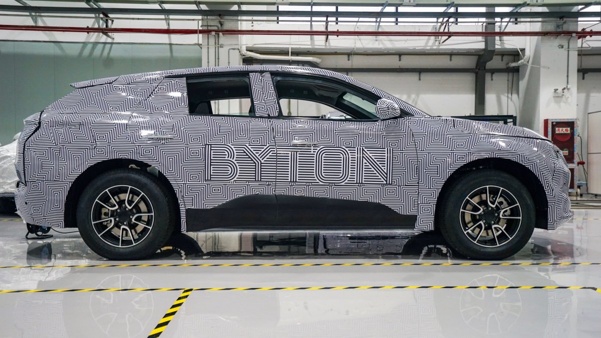China's Byton Begins Testing Prototype M-Byte Electric Crossover