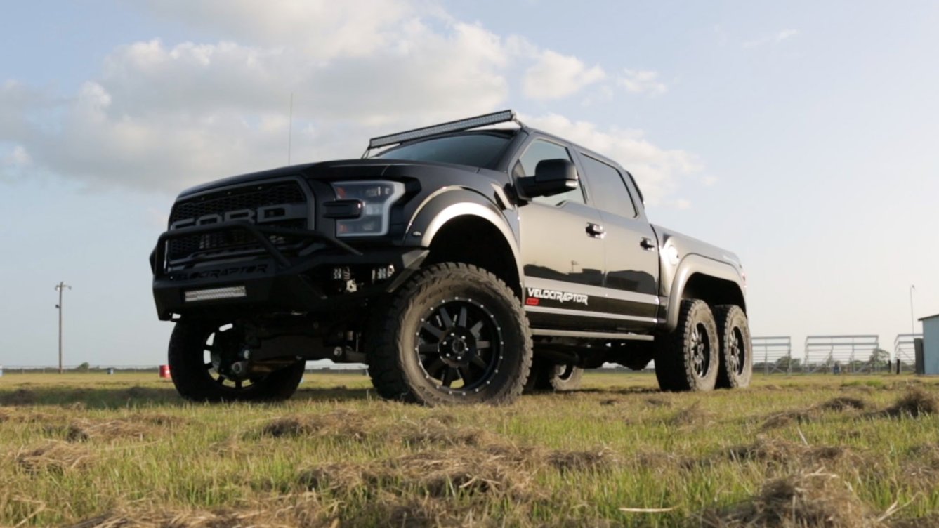 6x4 Raptor Driving the Hennessey Velociraptor 6x6: Maximum America in a 6-Wheel ...