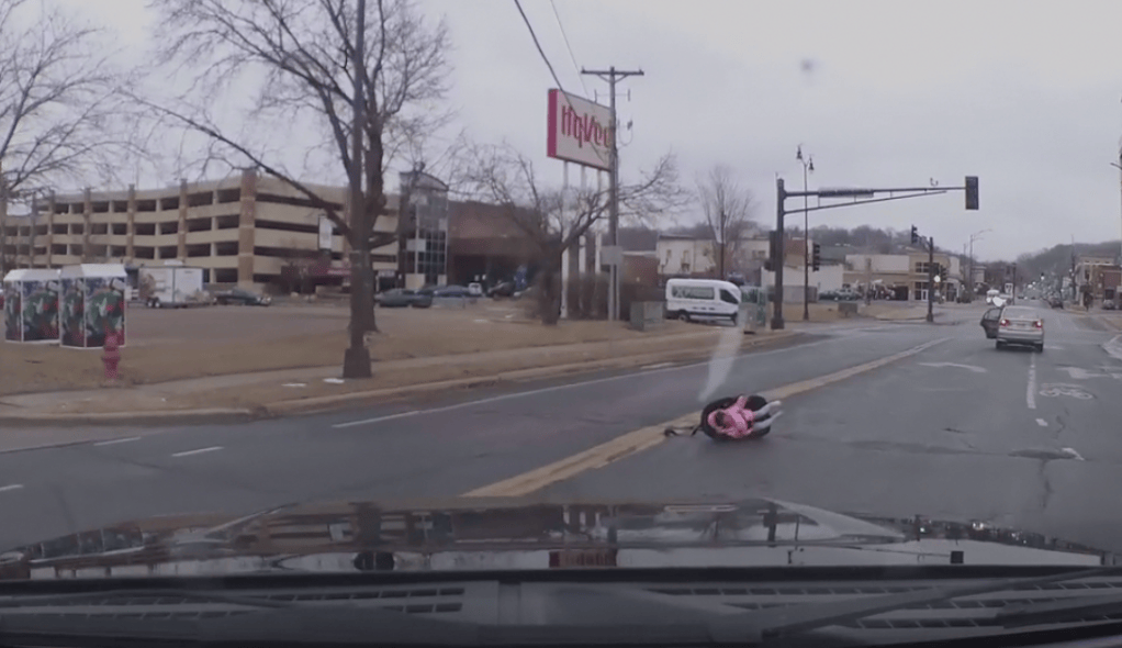 Dashcam Video Shows Toddler in Car Seat Being Ejected from Moving Car ...