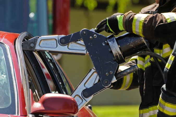 Watch the ‘Jaws of Life’ In Action Save an Injured Motorist From a Wreck
