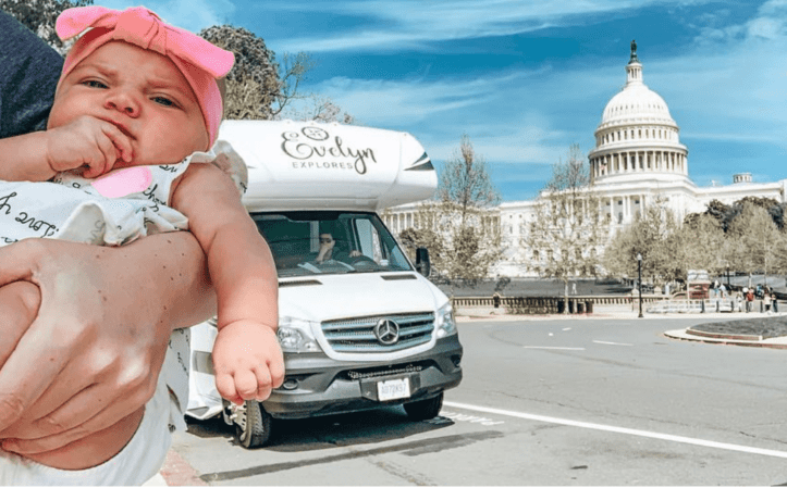 Mercedes-Benz RV-Riding Baby Will Soon Be Youngest Person to Visit All 50 States