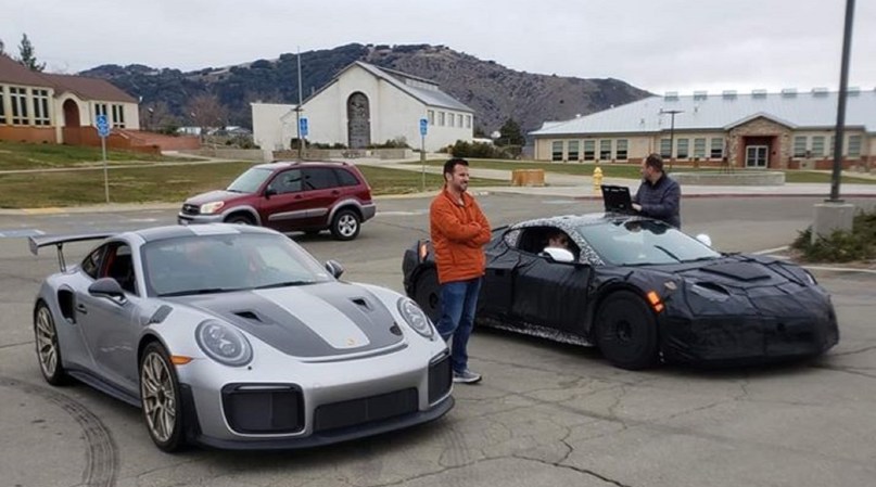 Is Chevrolet Benchmarking the Upcoming Corvette Z06 C8 Against the Porsche 911 GT2 RS?