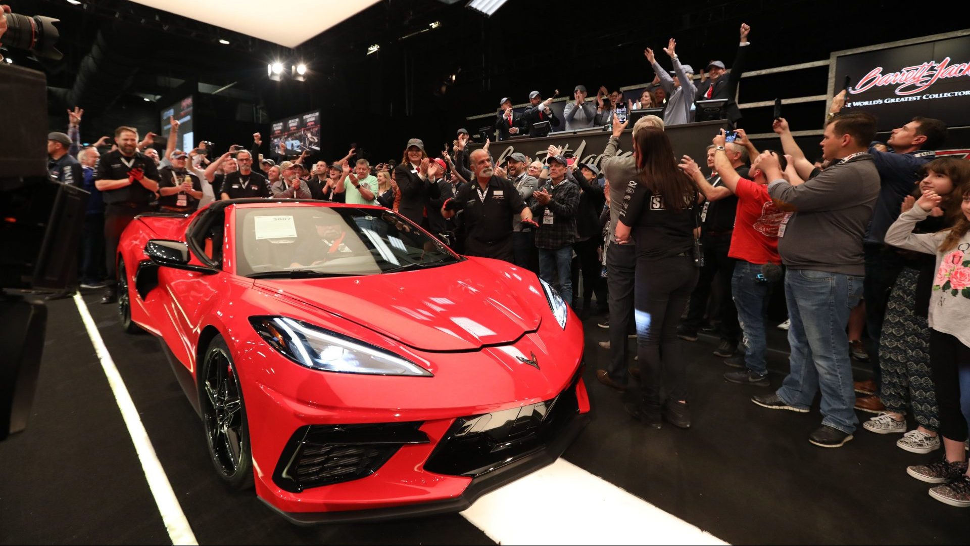 2020 Chevrolet Corvette C8 VIN 001 Sells for $3M at Barrett