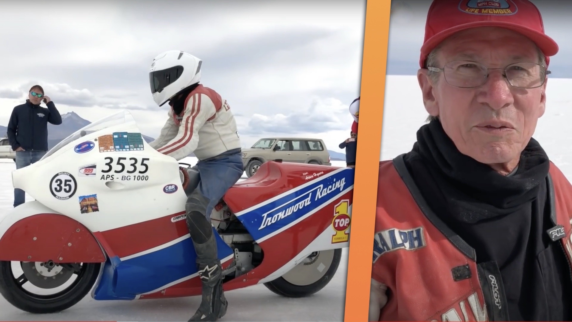 69YearOld Motorcycle Racer, Land Speed Record Holder Ralph Hudson