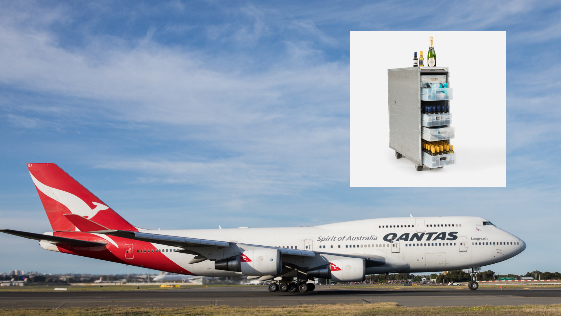 Qantas Airlines’ $1,048 Fully Stocked Boeing 747 Bar Carts Sold Out In ...